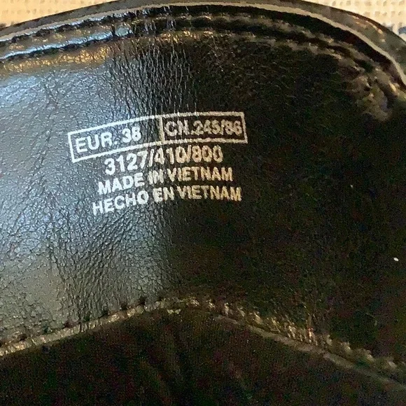 NWOT ZARA Women’s Faux Leather Black Platform Whimsigoth Emo Ankle Boots 38 - Picture 9 of 12